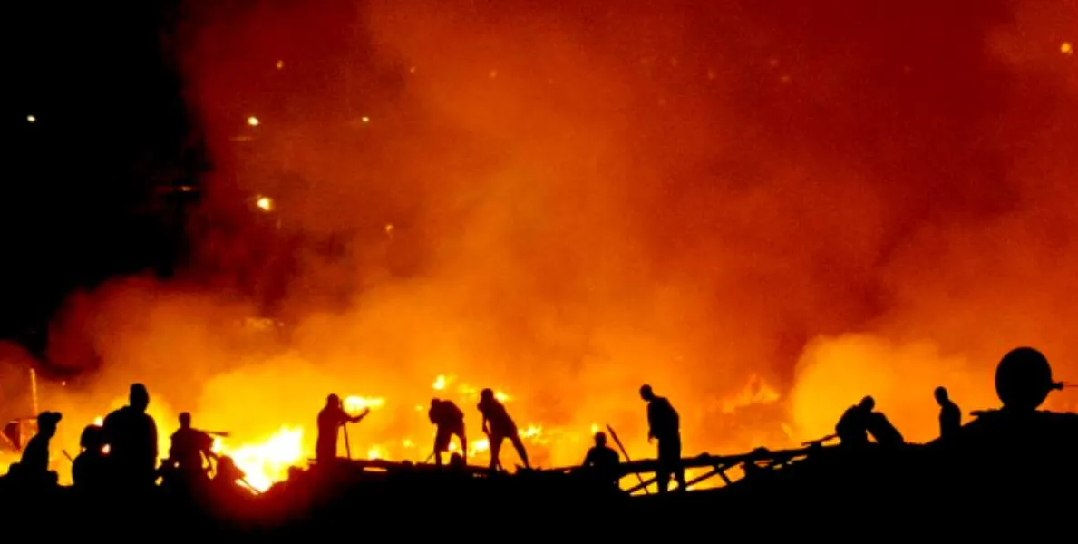  Incêndio no Bairro Vila Telma, em 2010 