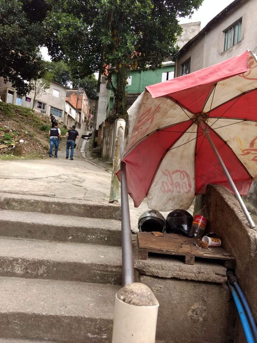 Ponto de tráfico de drogas estava localizado no morro do José Menino, em Santos