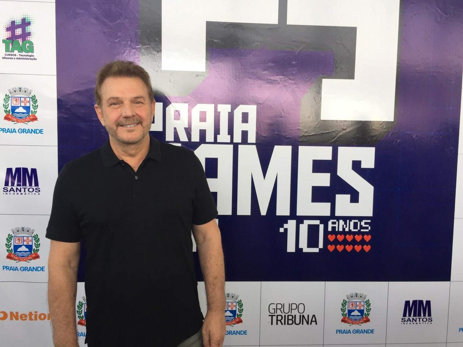 Alberto Mourão prestigiou o 'Praia Games 2019'