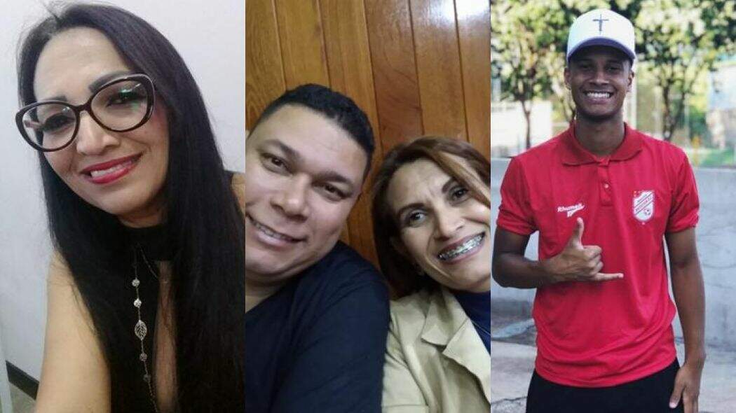 As quatro vítimas: Jucelina Santos, Lucineide de Souza Goes, Edilson Donizete e Eric Miguel