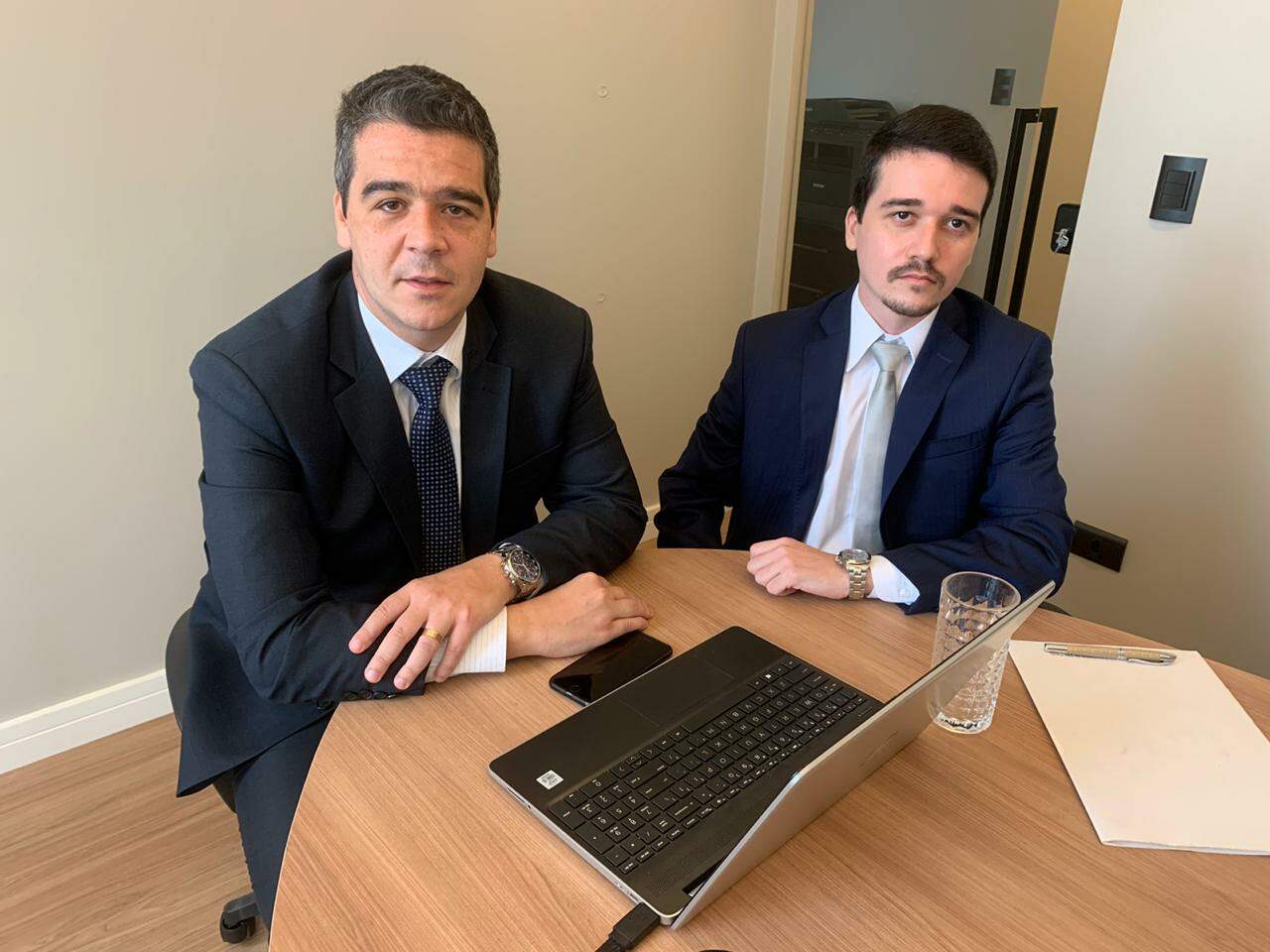 Advogados do casal,Raphael Meirelles e Alvaro Soares