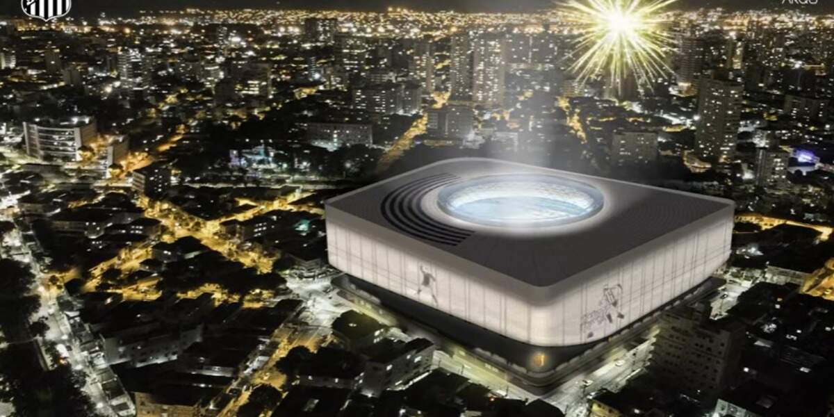 Projeto da nova arena do Santos