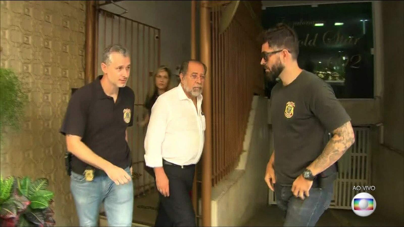 José Alex Oliva foi detido pela Polícia Federal no dia 31 no Rio de Janeiro (Reprodução/TV Globo)