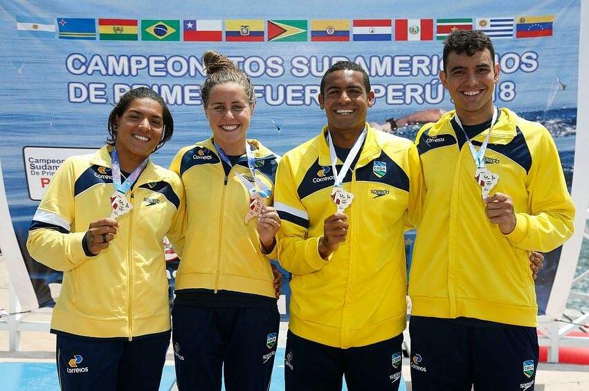 No primeiro dia de competições no Peru, Brasil conquistou quatro medalhas 