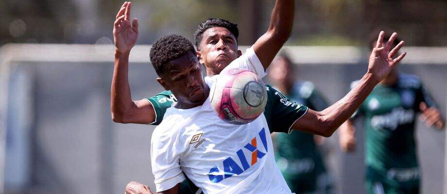 Santos foi derrotado pelo Palmeiras por 3 a 1, no CT Rei Pelé