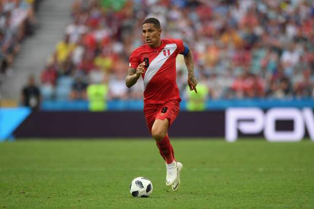 Guerrero jogou a Copa do Mundo pela seleção peruana 