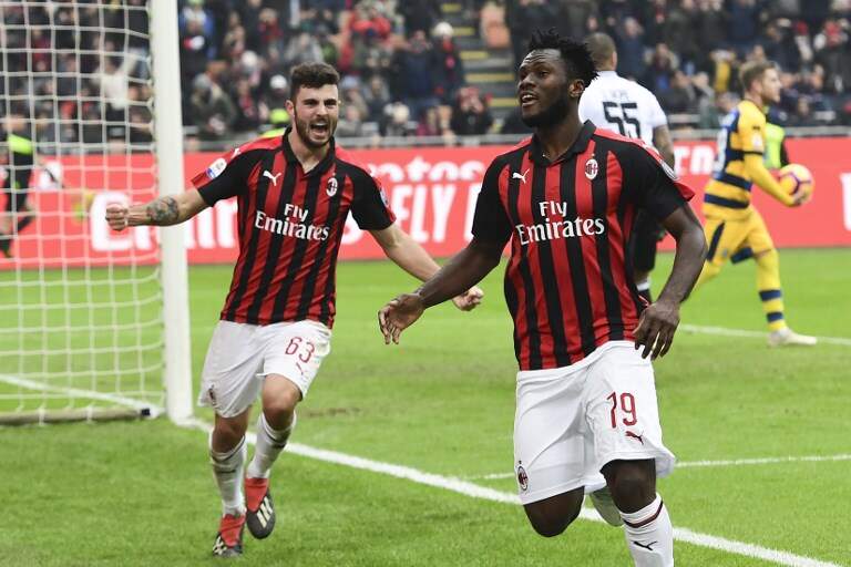 De pênalti, Kessié fez o gol da vitória do Milan ao deslocar o goleiro Luigi Sepé na cobrança