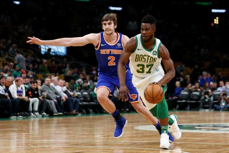 Boston Celtics venceu o New York Knicks por 128 a 100