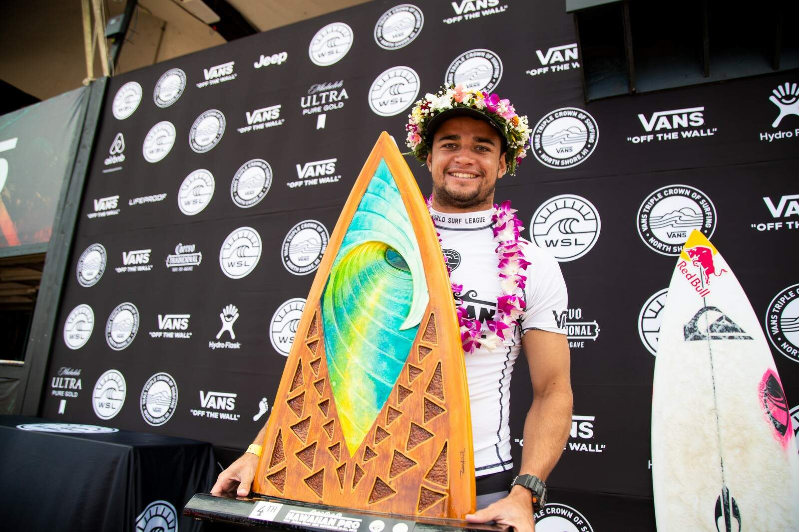 Deivid Silva estará na elite do surfe mundial pela primeira vez