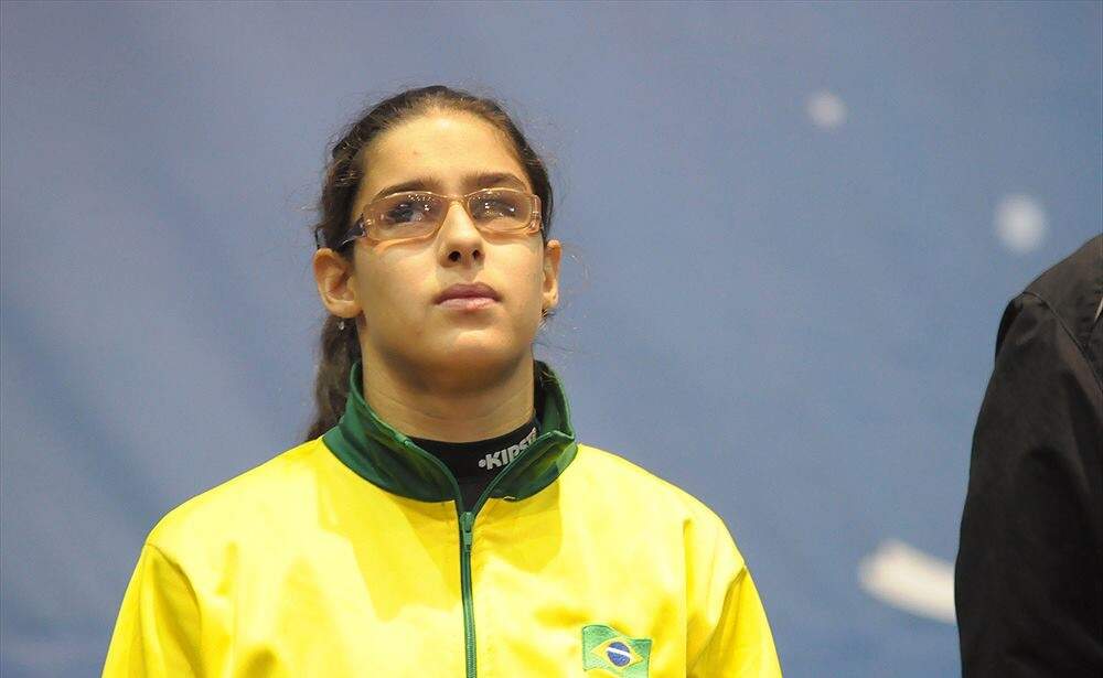 Giulia dos Santos foi vice-campeã brasileira de judô paralímpico em 2018