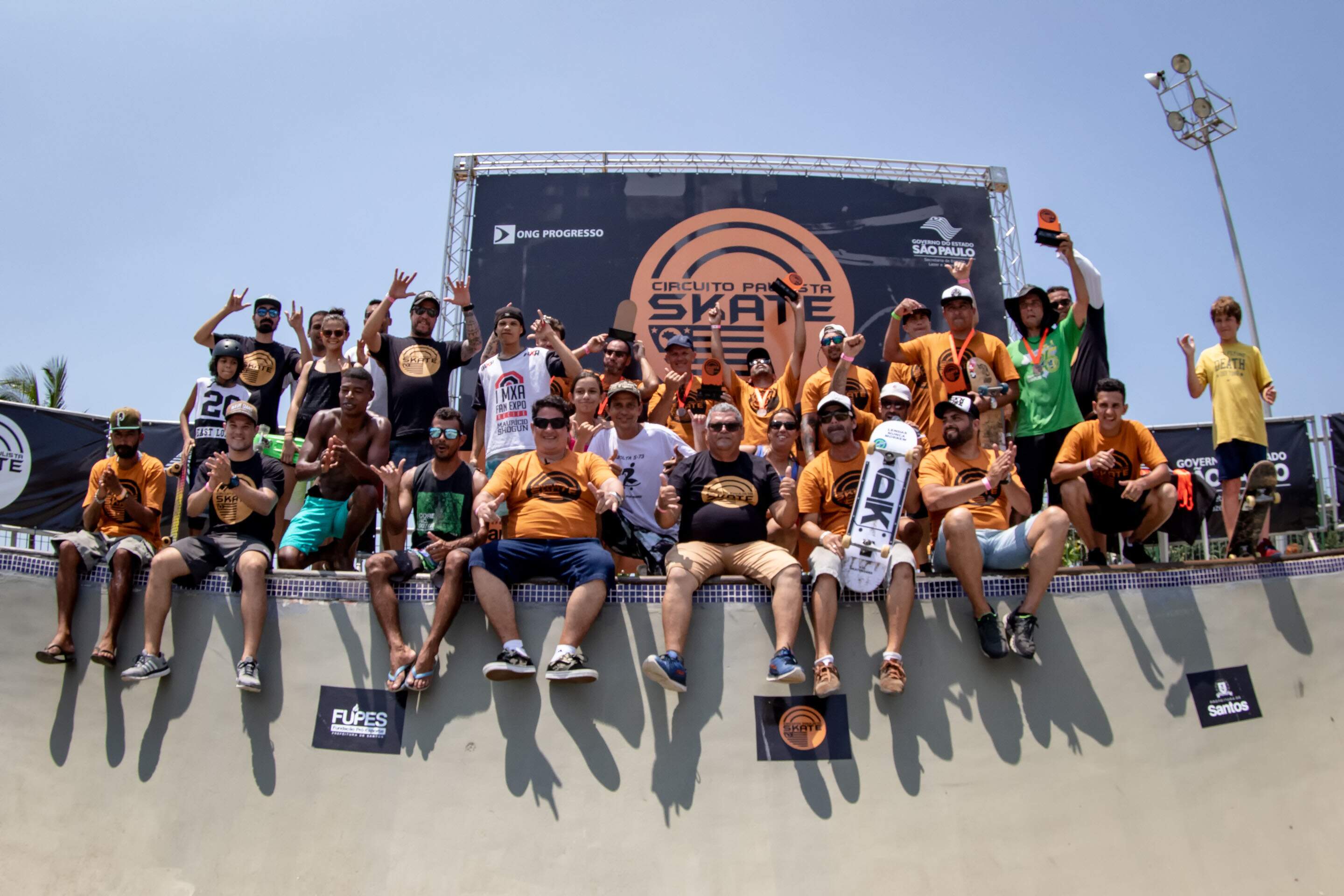 Campeonato Paulista de Skate, disputado em Santos, encerrou neste domingo