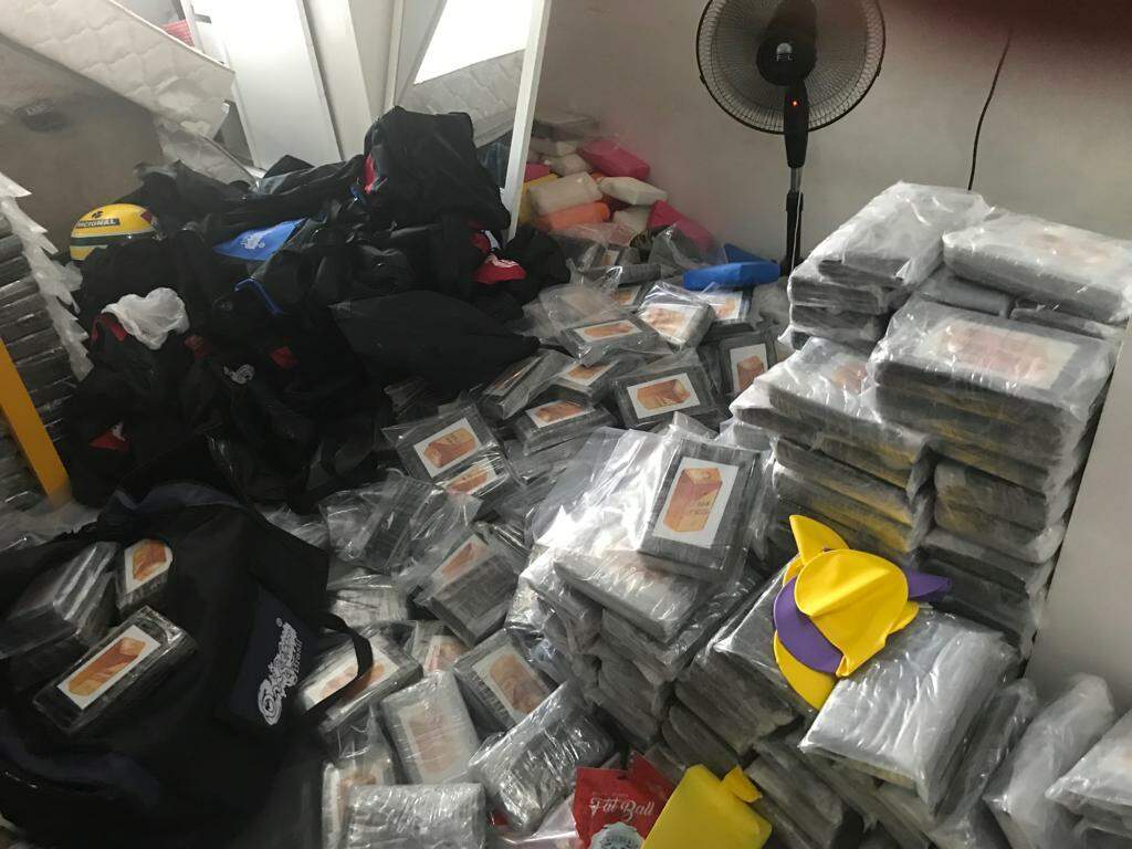 550 kg de cocaína foram encontrados dentro de galpão alugado em Cubatão