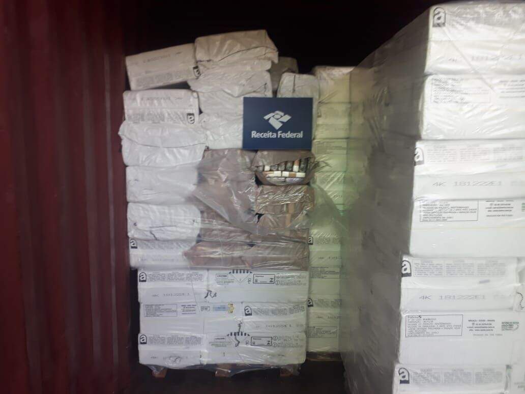 266 kg de cocaína foram localizados em um contêiner de amianto no Porto de Santos