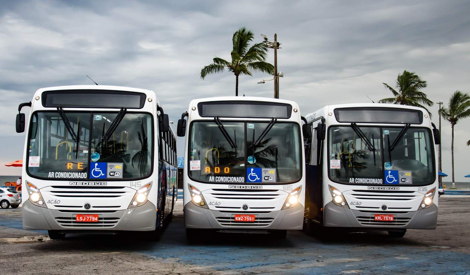Mongaguá terá novos ônibus com ar-condicionado e Wi-Fi gratuito a partir de sexta