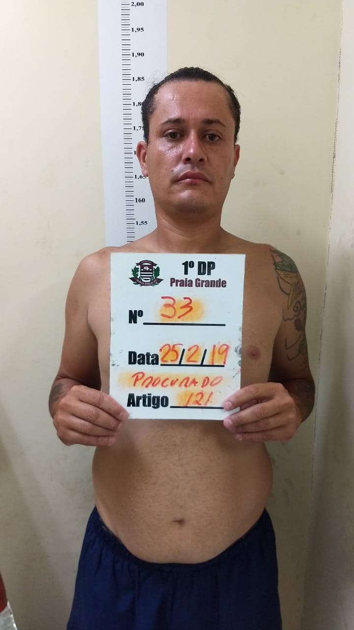 Tiago foi preso por policiais do 1º DP de Praia Grande