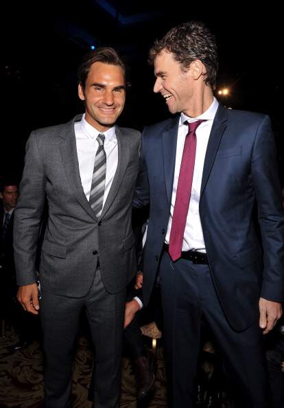 Federer e Guga: dois ícones da história do tênis mundial