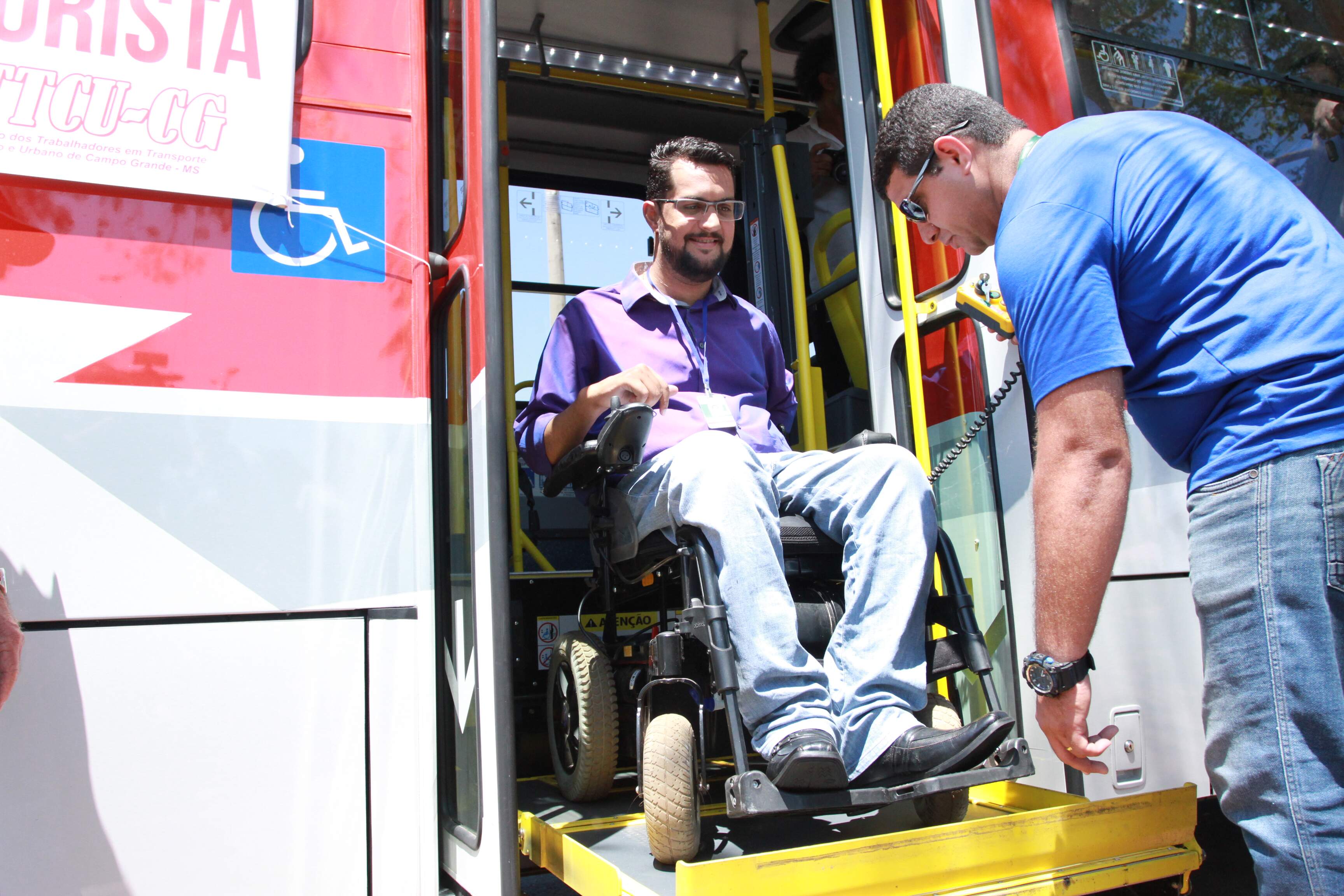 Portador de deficiência no transporte público 