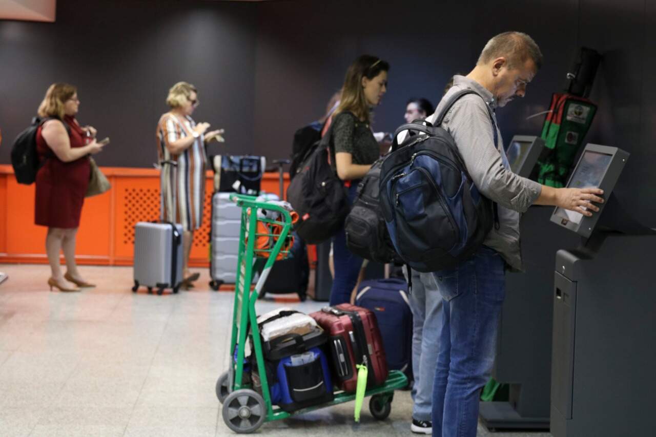Aeroporto de Congonhas: os passageiros devem atentar às dimensões das malas de mão em voos nacionais