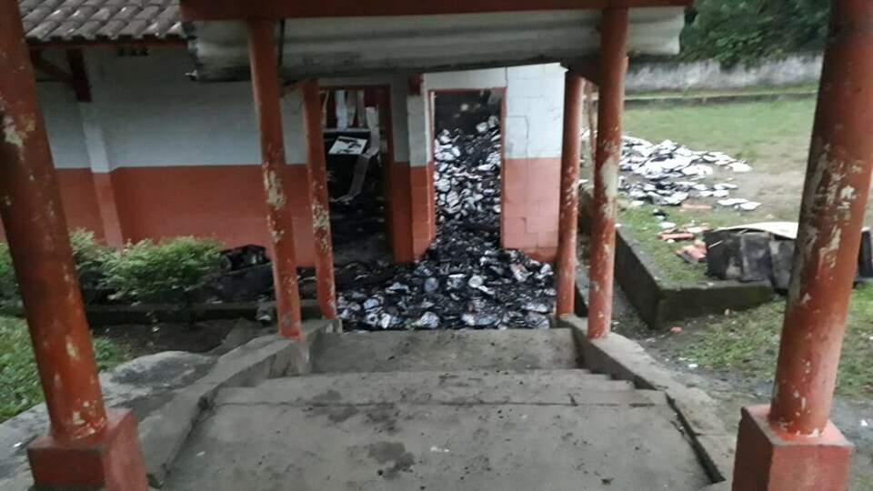 Escola no Vale do Ribeira é incendiada e polícia investiga vandalismo