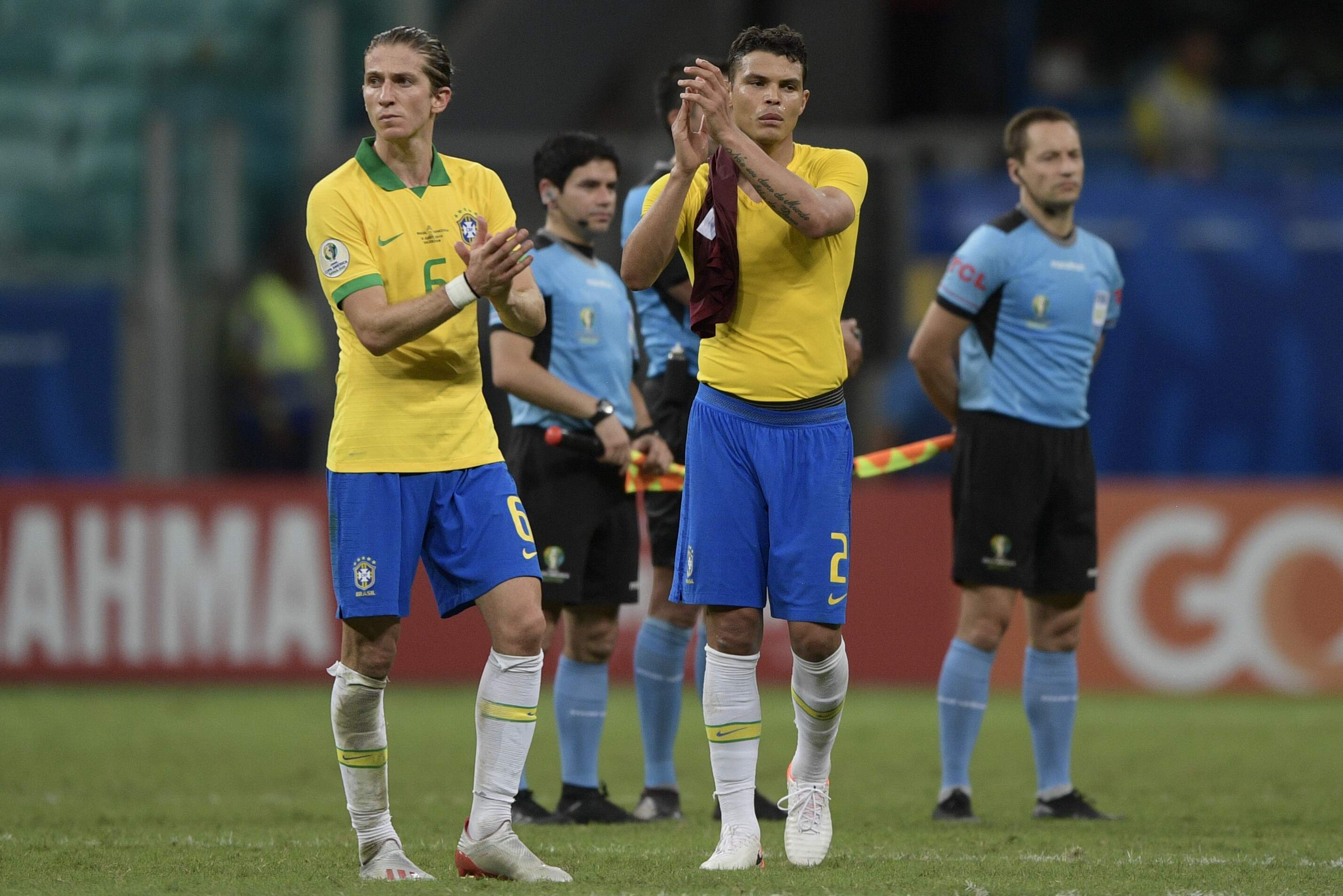 Ao final do jogo, seleção brasileira recebeu vaias da torcida na Arena Fonte Nova, em Salvador