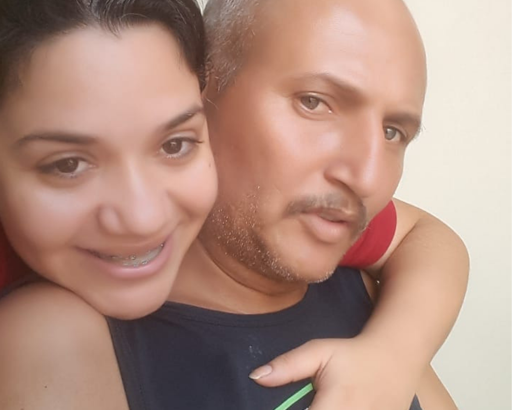 Michele dos Santos Souza conta que marido esperava por ressonância magnética desde sua internação 