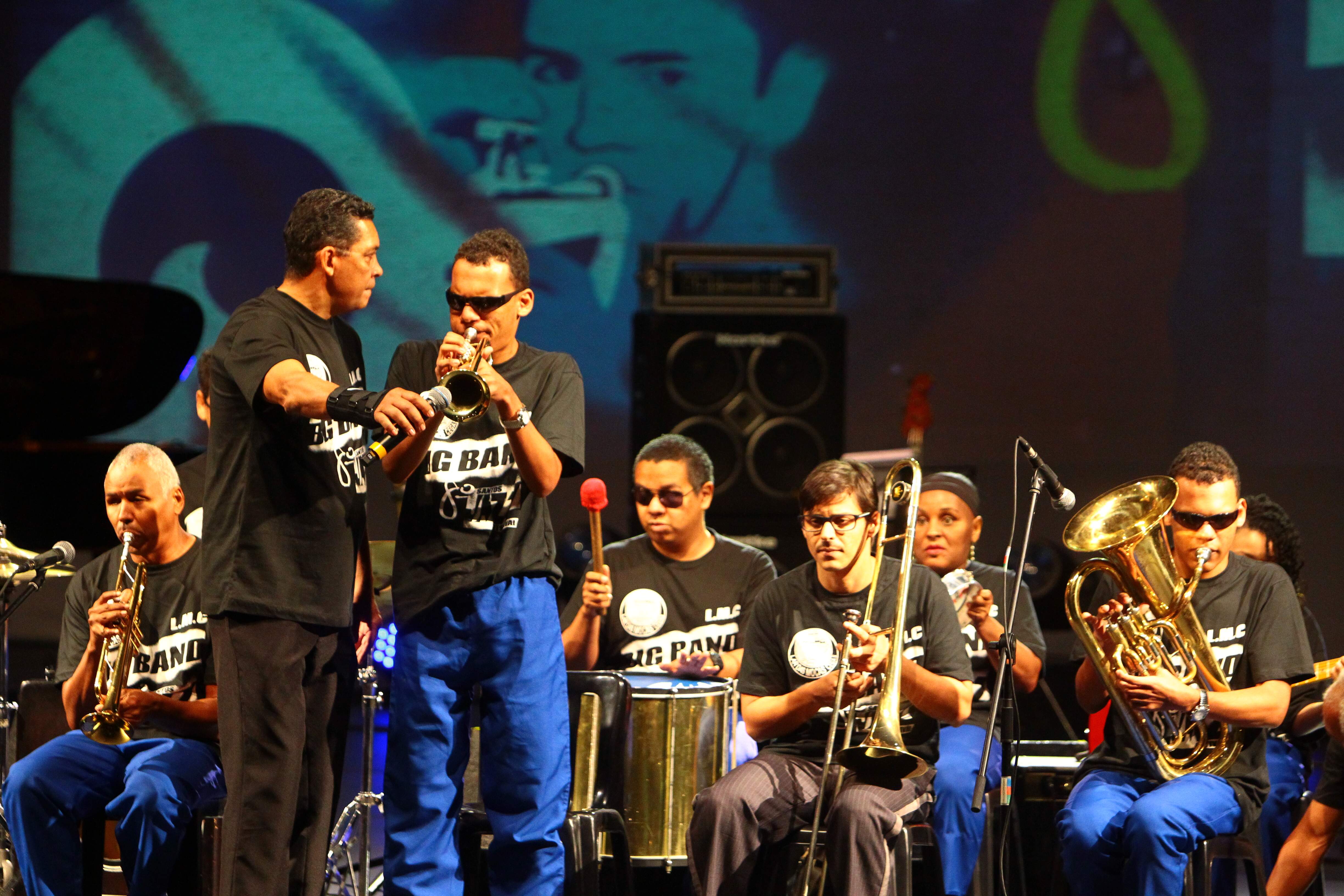 A LMC Big Band abriu a 8ª edição do Santos Jazz Festival, no Sesc