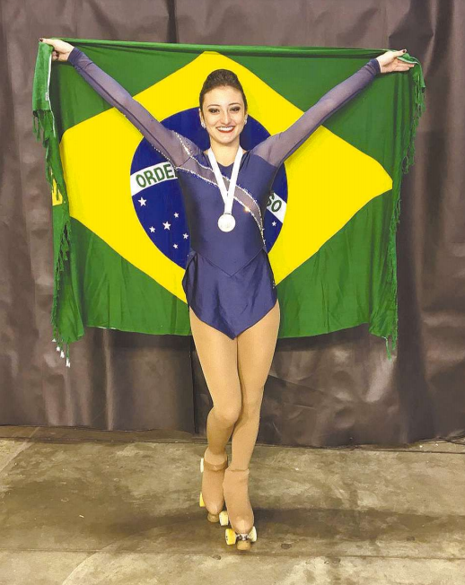 Rafaela Freitas pôs o Brasil no pódio dos Jogos Mundiais de 2017, na Polônia, com medalha de bronze