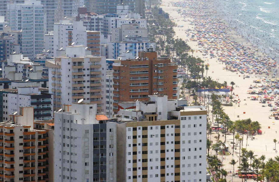 Tamanho menor de apartamentos traz nova leva de moradores a Praia Grande