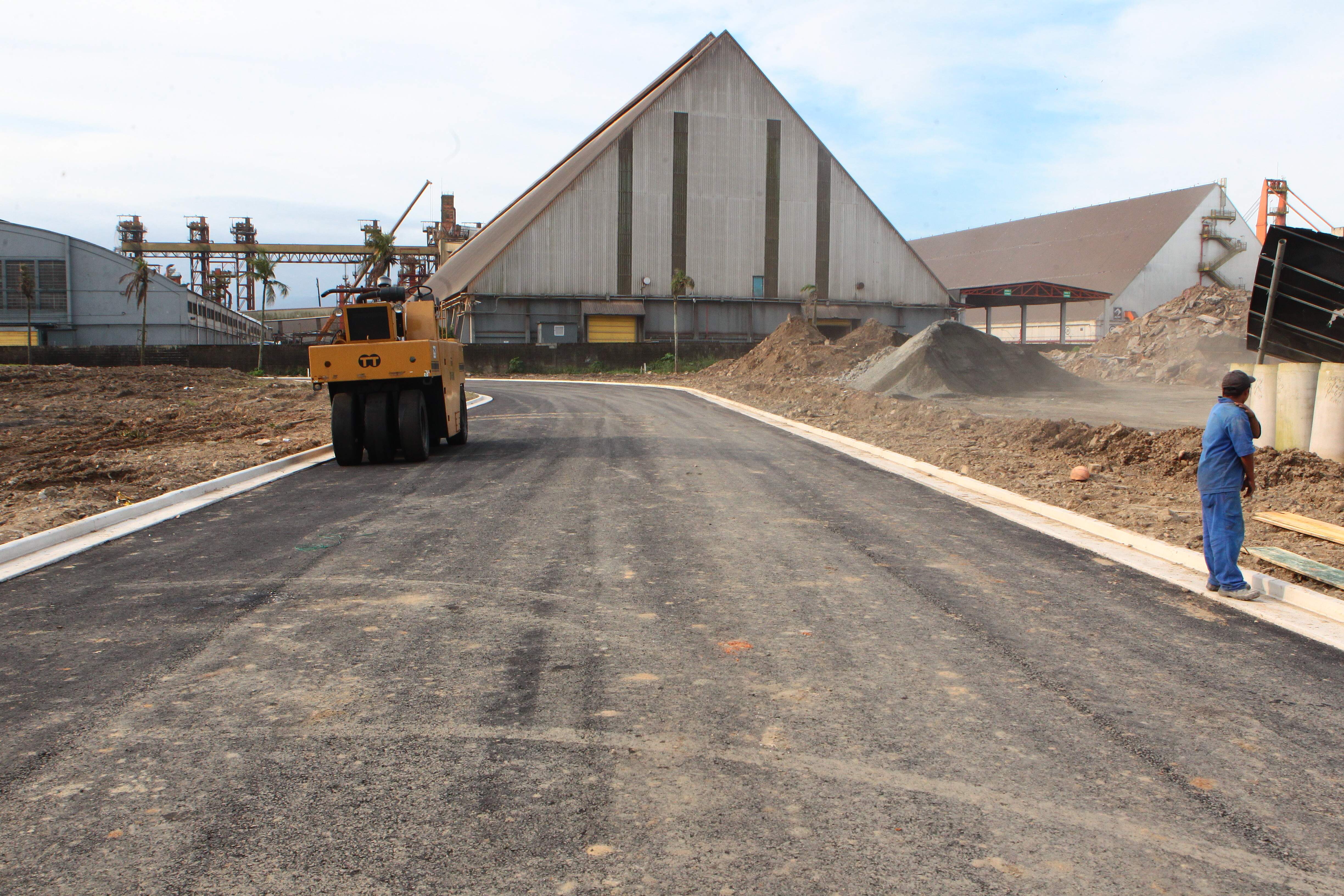 Nova rota de acesso levará os motoristas a uma pista que chegará ao muro do terminal portuário ADM