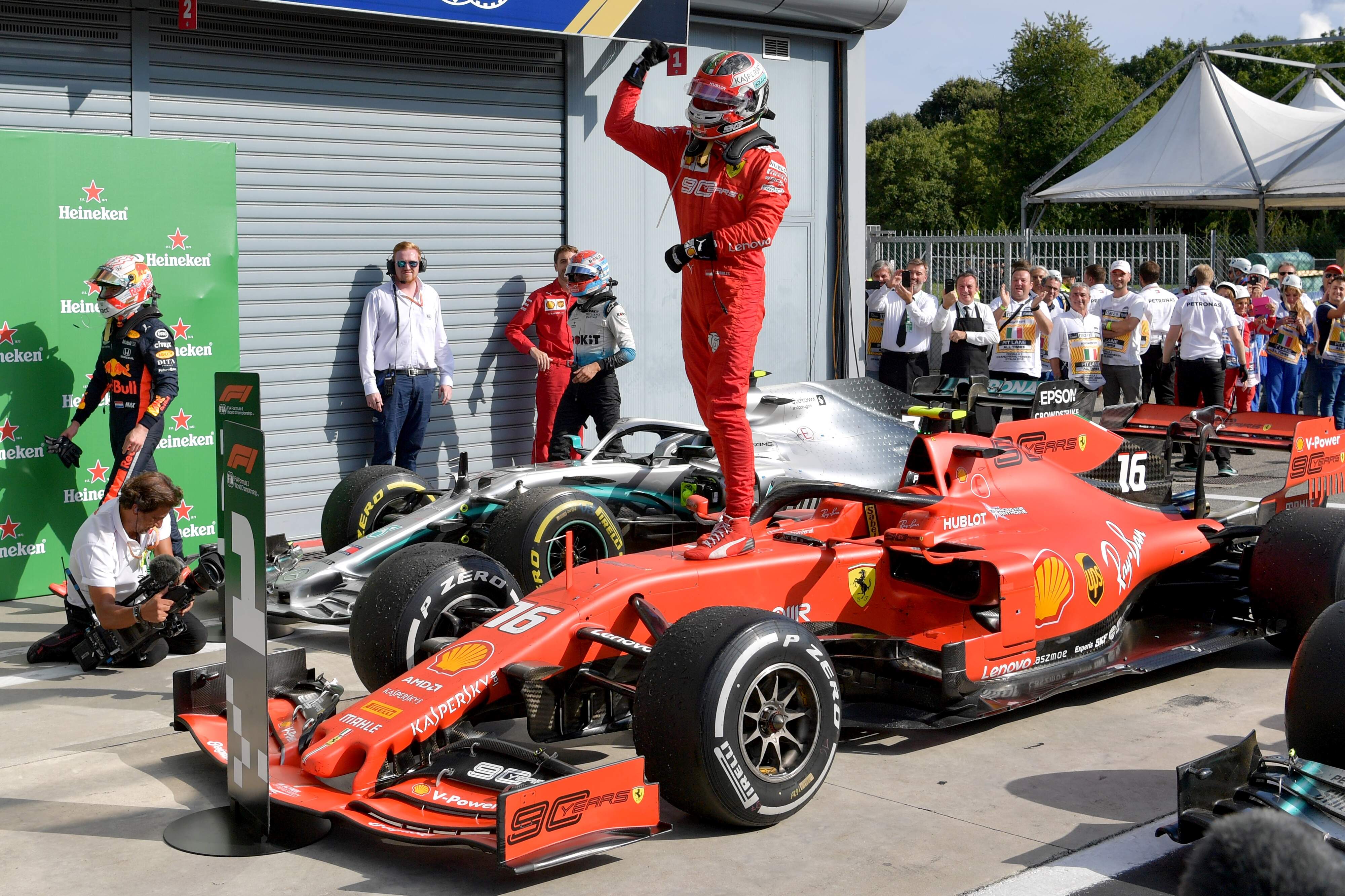 Com a vitória em Monza, Leclerc chegou aos 182 pontos na classificação