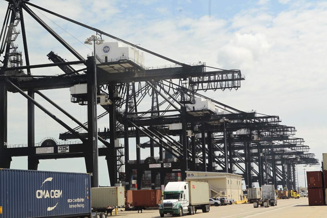 Projeto de ampliação do Bayport Container Terminal começou em 2017, ao custo de US$ 600 milhões