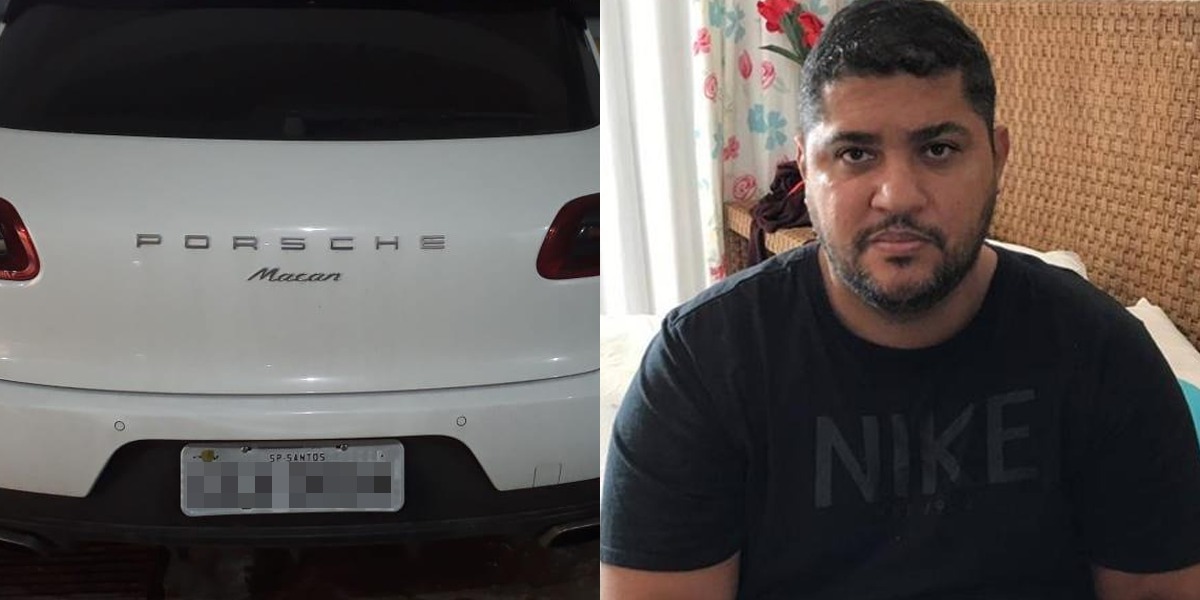 Polícia localizou carro de luxo na garagem de apartamento ligado a André do Rap, em Santos