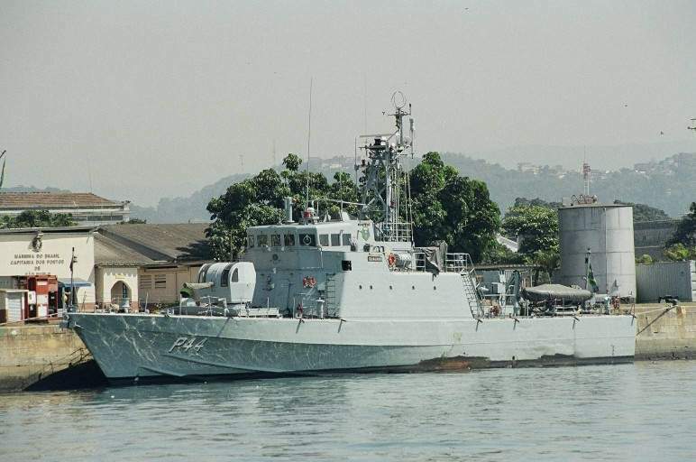 Navio-patrulha Guajará, da classe Grajaú, tem autonomia para permanecer em alto-mar por até 10 dias