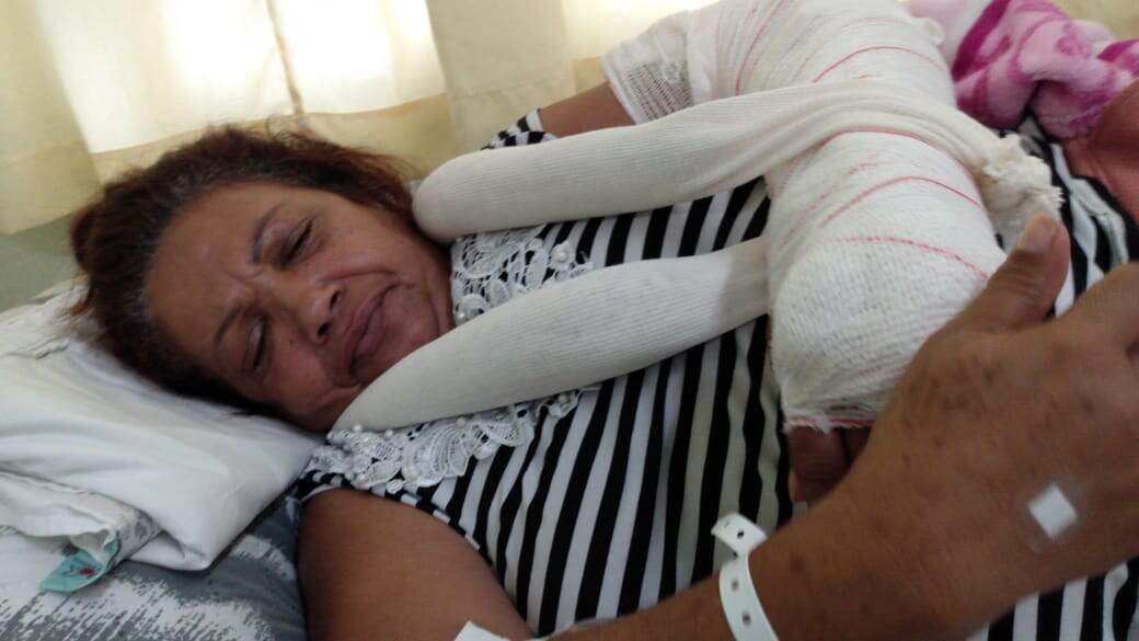 Severina Monteiro dos Santos espera cirurgia no Hospital Santo Amaro