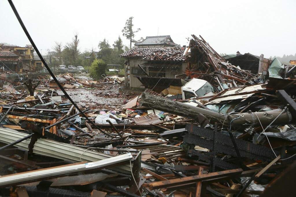 Tufão Hagibis causou destruição na cidade de Ichihara