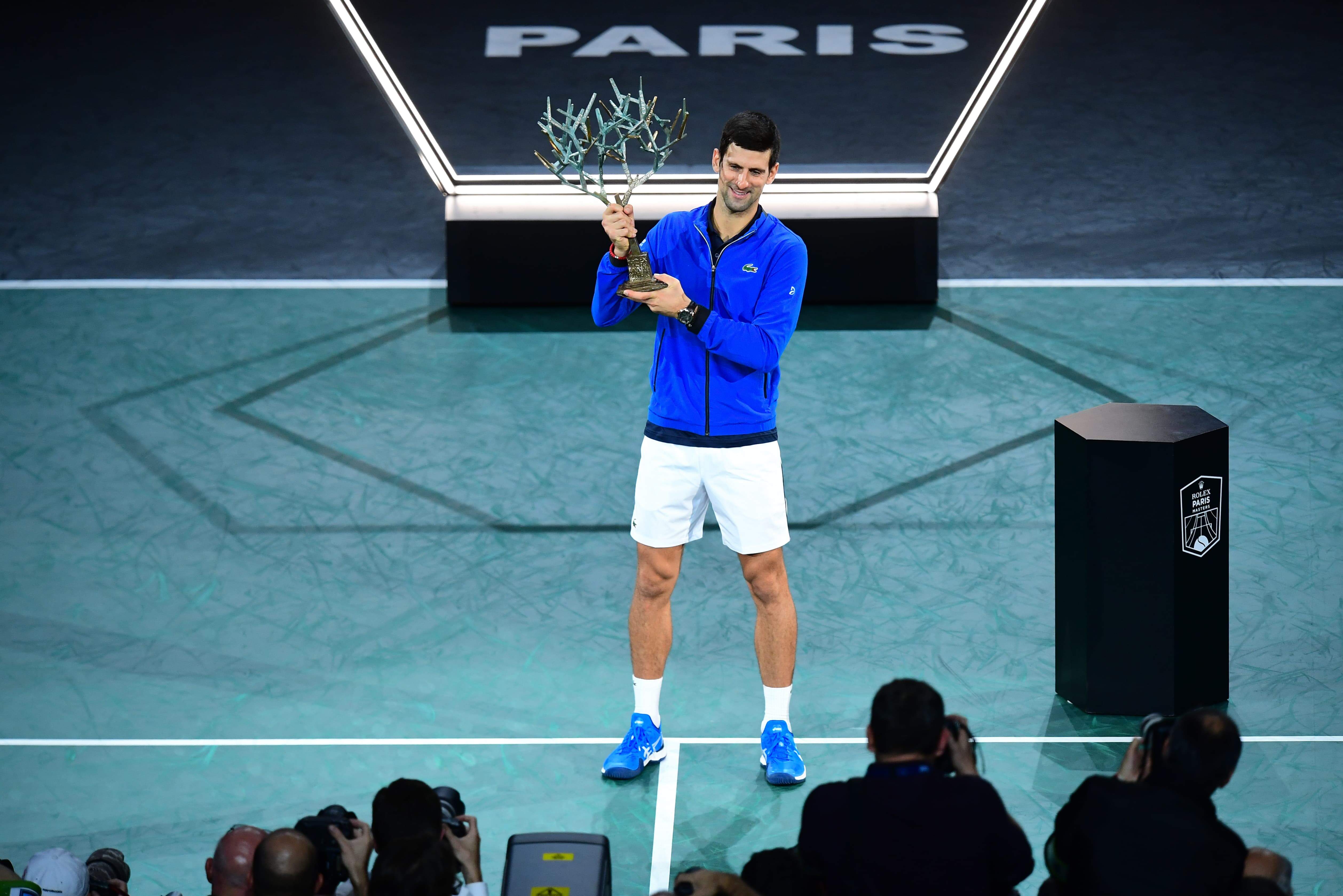 Djokovic conquistou o quinto título do Masters 1000 de Paris