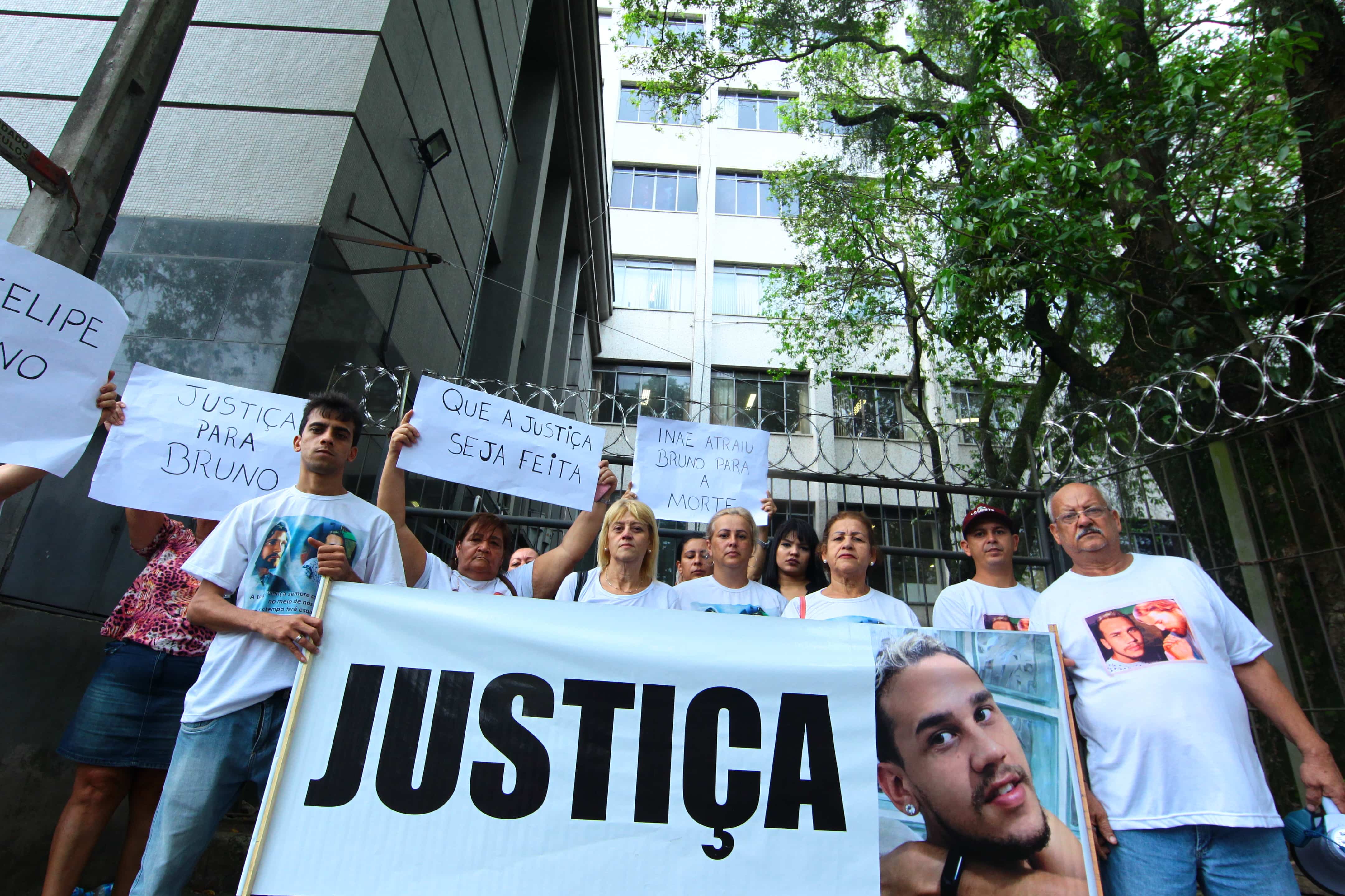 Familiares reivindicaram a responsabilização criminal de Inaê Barreto