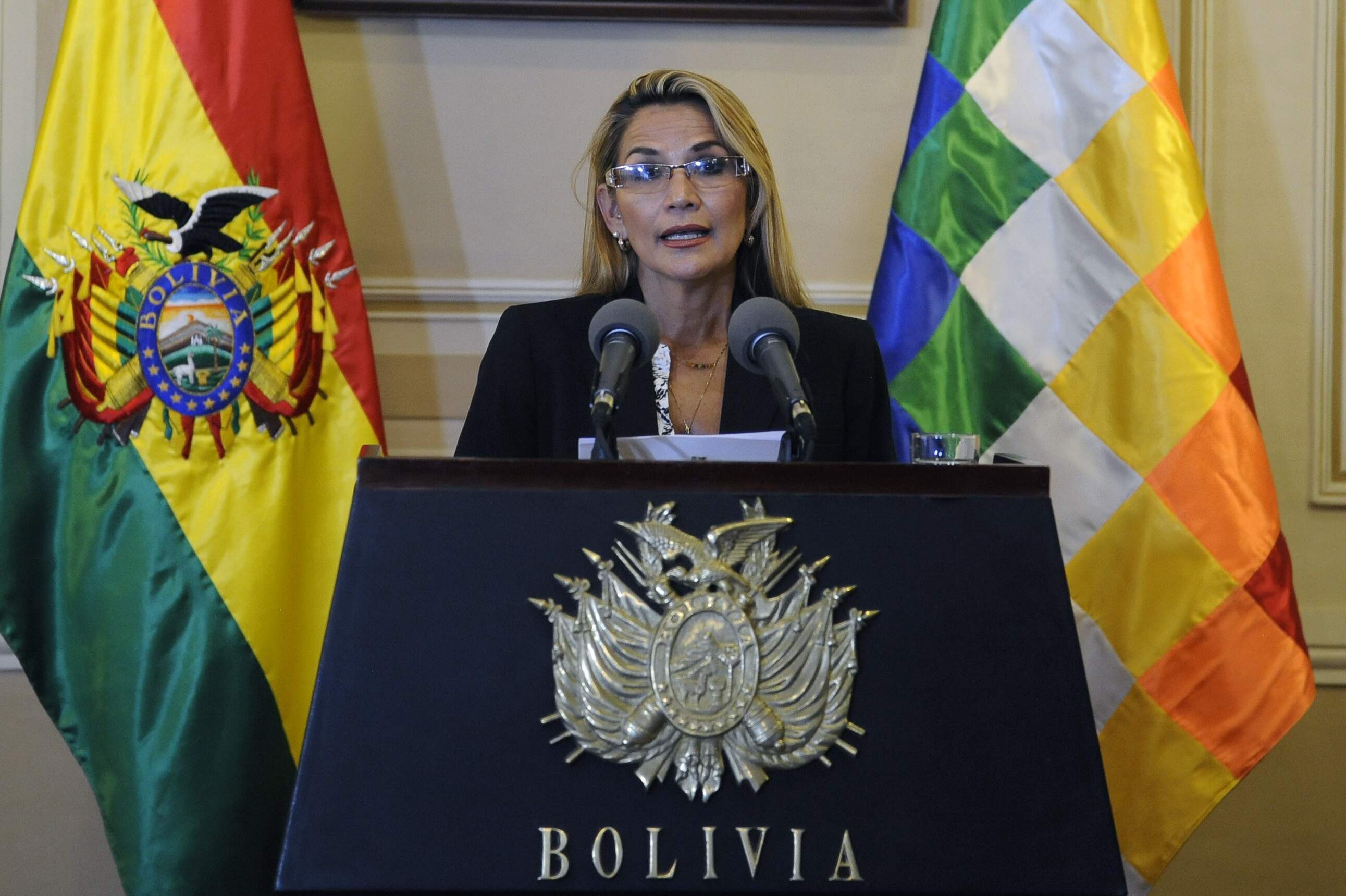 Jeanine Áñez, presidente interina da Bolívia
