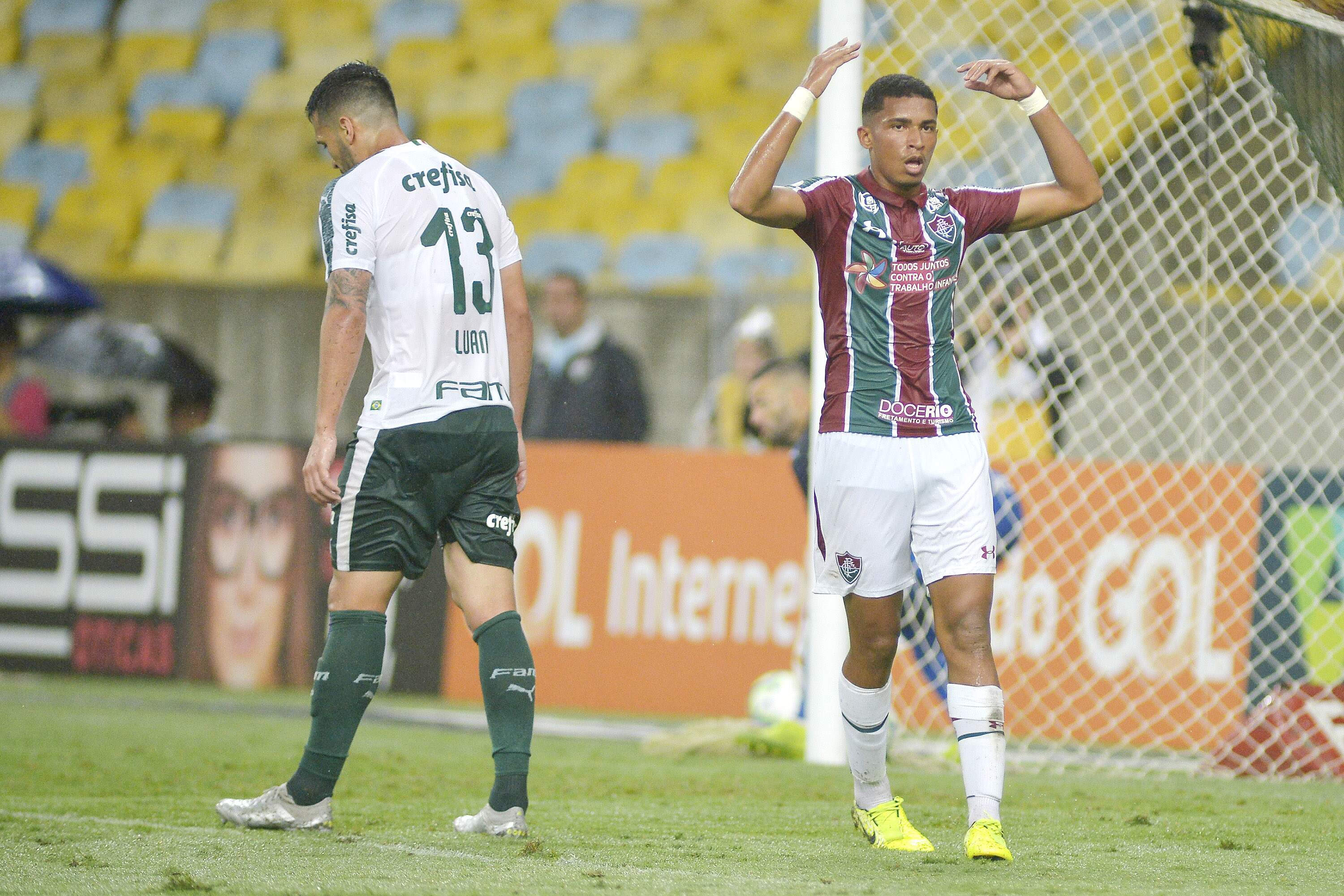 Gol de Marcos Paulo garantiu vitória do Flu sobre o Palmeiras