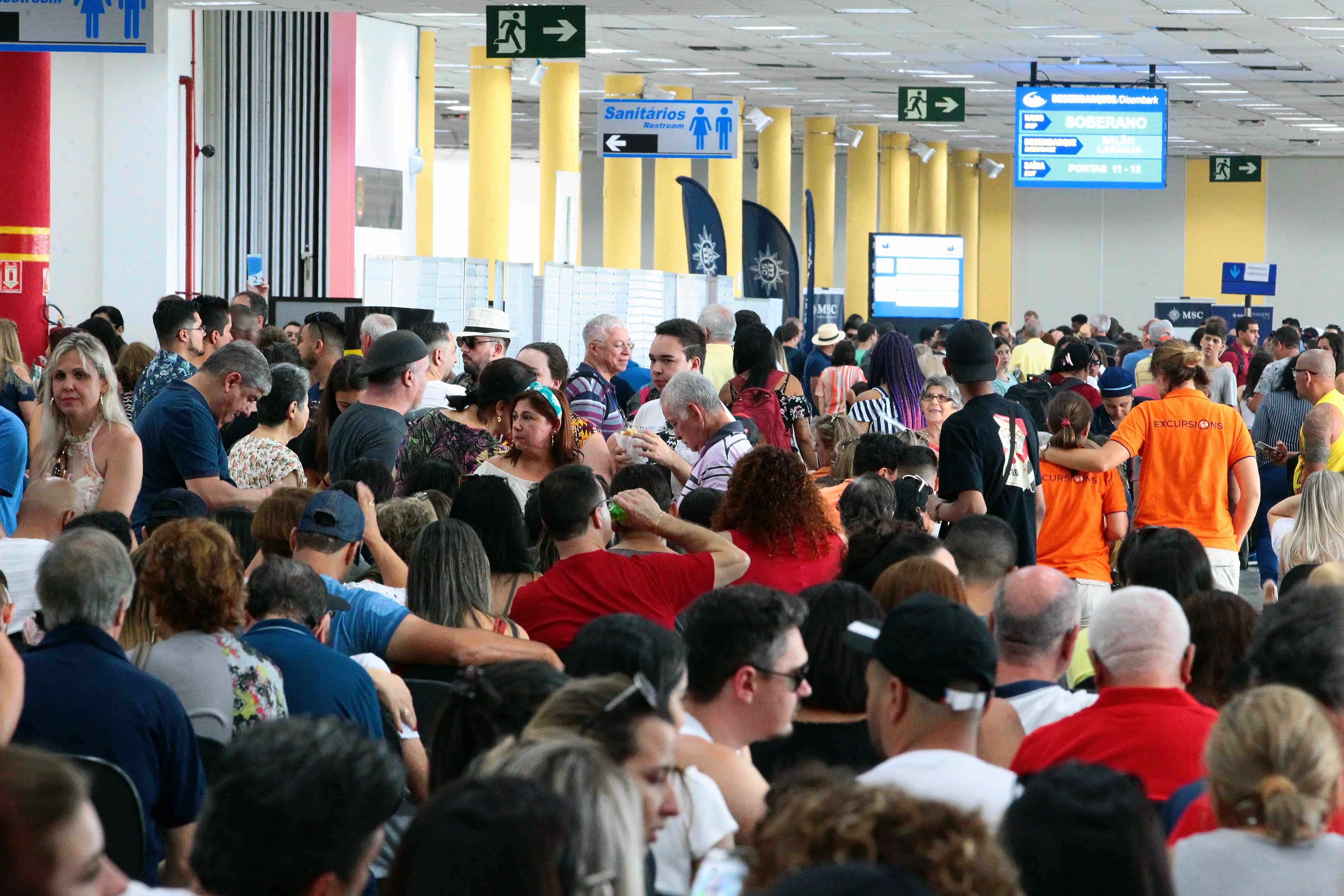 Terminal Marítimo de Passageiros Giusfredo Santini impulsionou a movimentação de passageiros