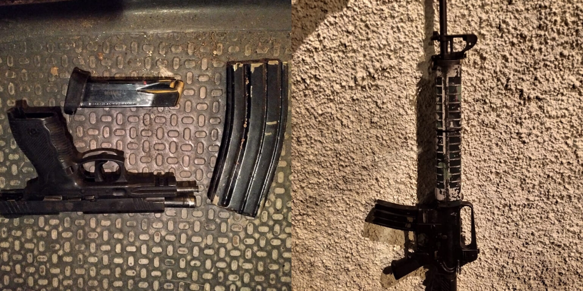 Armas e munições foram localizadas no bairro Rádio Clube 