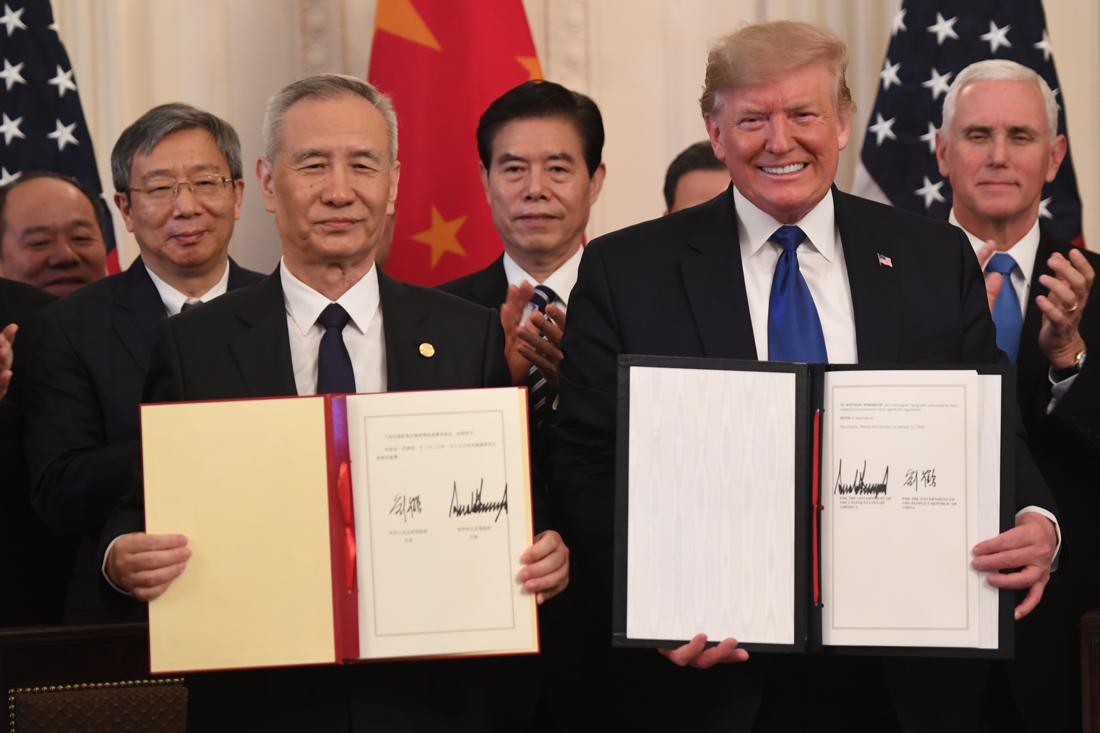 Acordo foi firmado entre o presidente Donald Trump e vice-premiê chinês Liu He