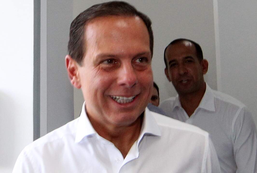 Governador esteve em Santos durante a tarde desta segunda-feira (26)