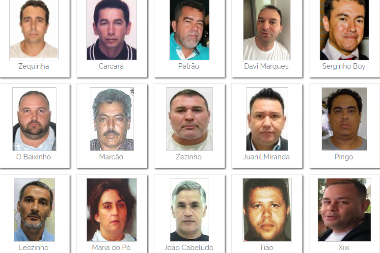 De Xixi a Maria do Pó, lista conta com 27 criminosos mais procurados pela Justiça 