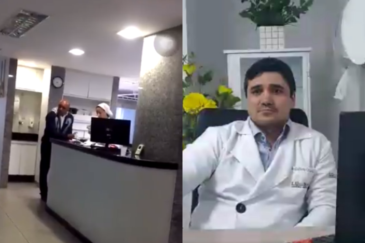 O médico José Gilberto Luna Sobrinho pediu desculpas por suas ações em vídeo 