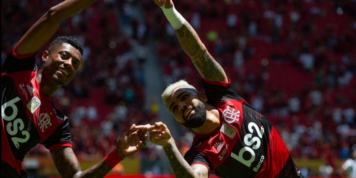 Bruno Henrique e Gabigol marcaram na vitória que deu o título ao Flamengo