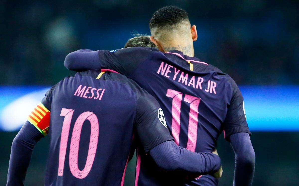 Messi e Neymar atuaram juntos no Barça por quase quatro anos