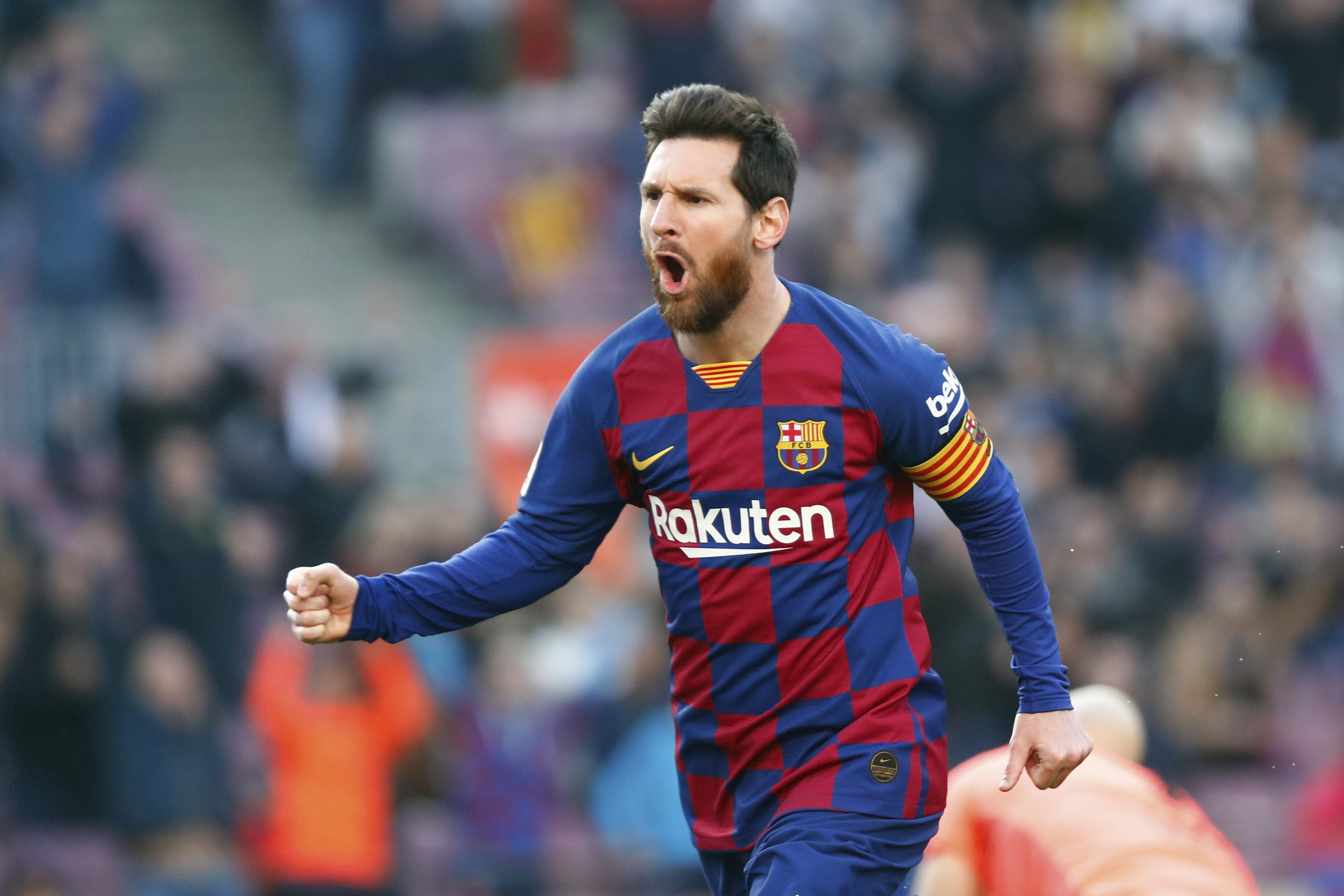Messi comandou goleada do Barcelona sobre o Eibar