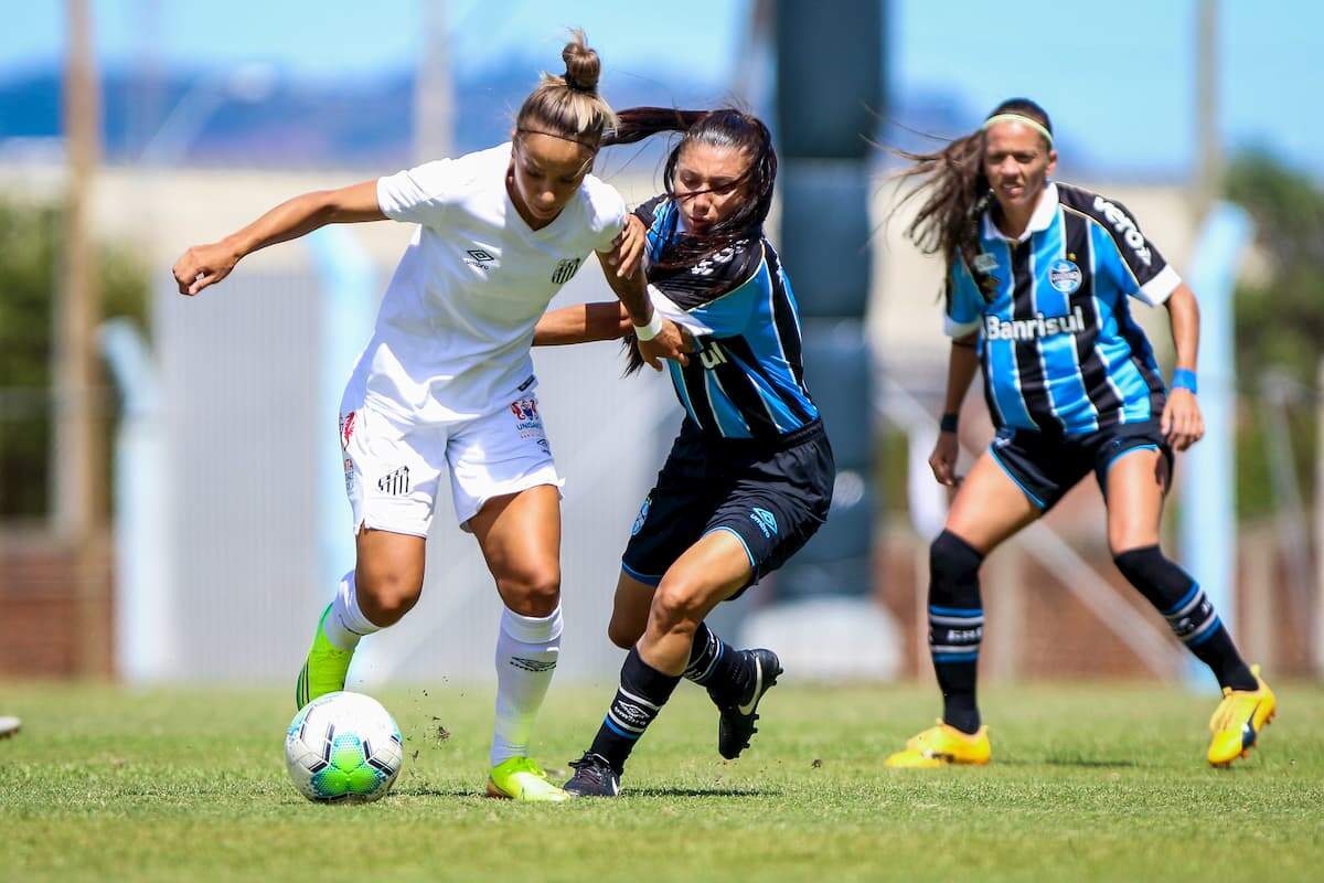 Sereias da Vila venceram o Grêmio por 2 a 0