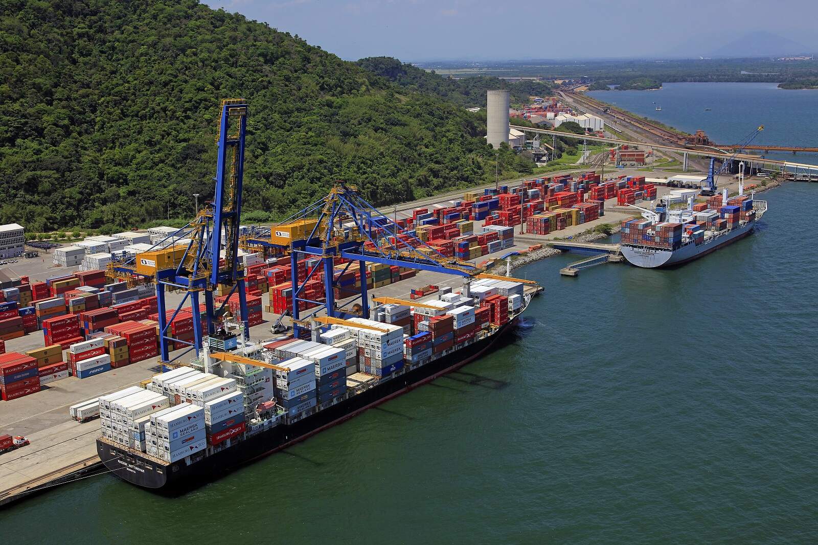 Obras viabilizam escalas de navios com 367 metros no Porto de Itaguaí